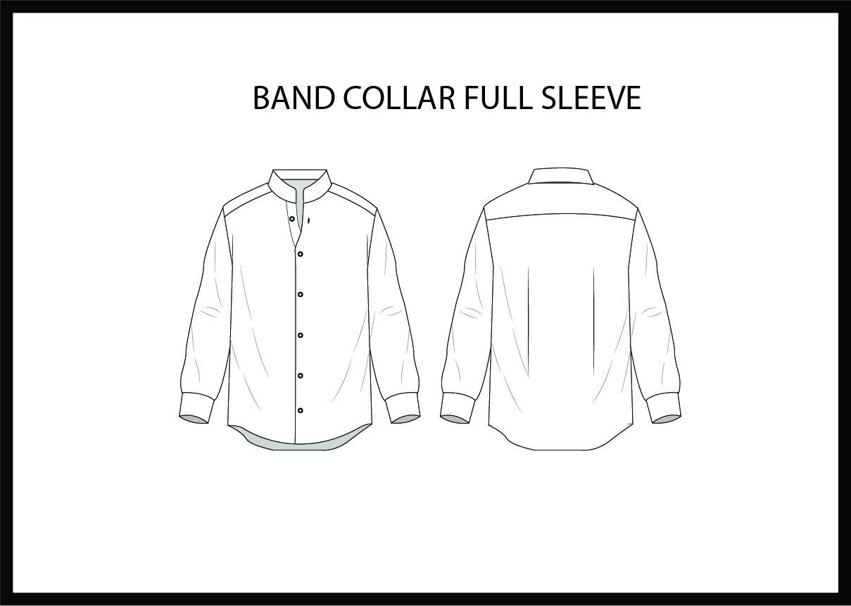 BAND COLLAR FULL SLEEVE