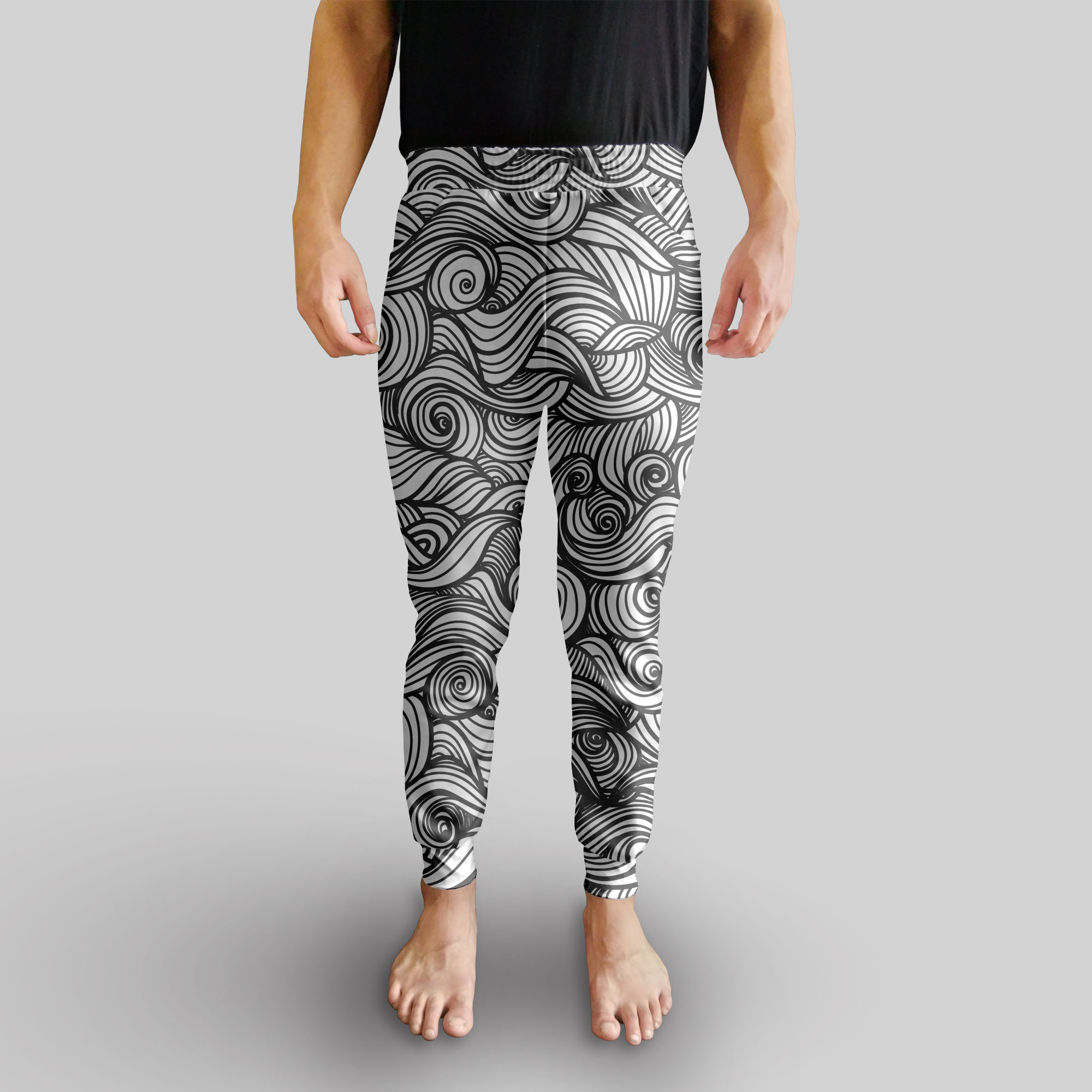 Joggers-wiith-Rib-Men-Front